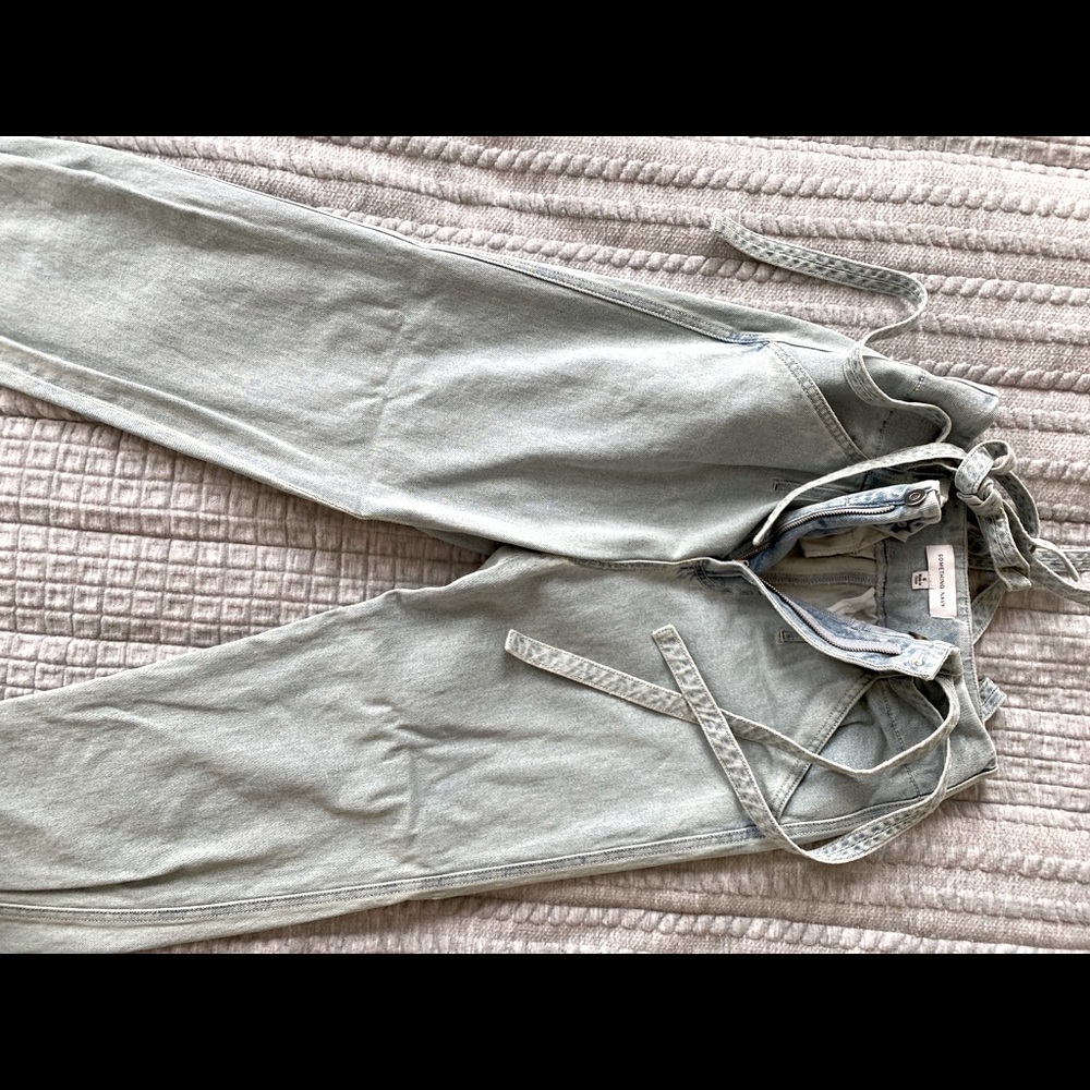 Something Navy Sydney Side Tie Jeans